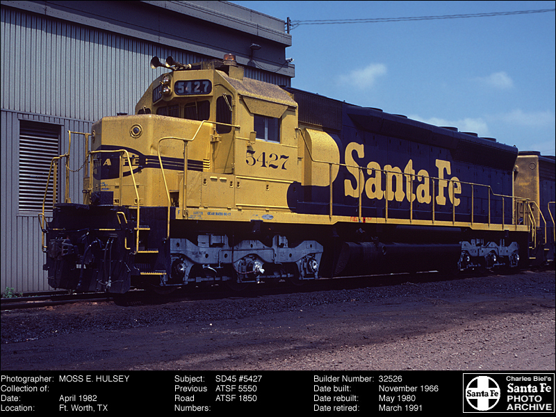 The ATSF Photo Archive - SD45 #5427