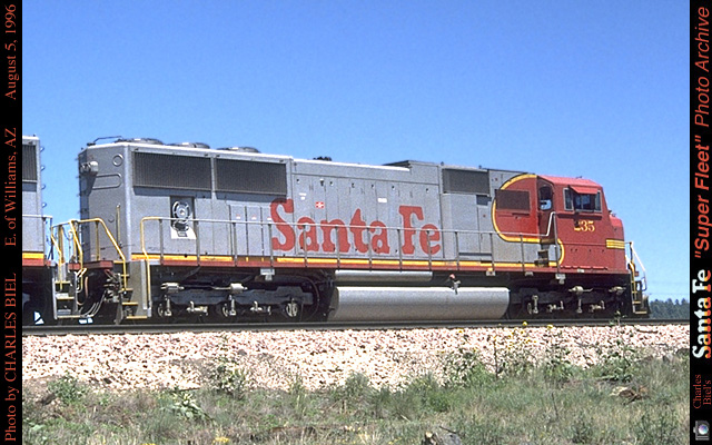 Santa Fe SUPER FLEET Photo Archive - SD75M #235