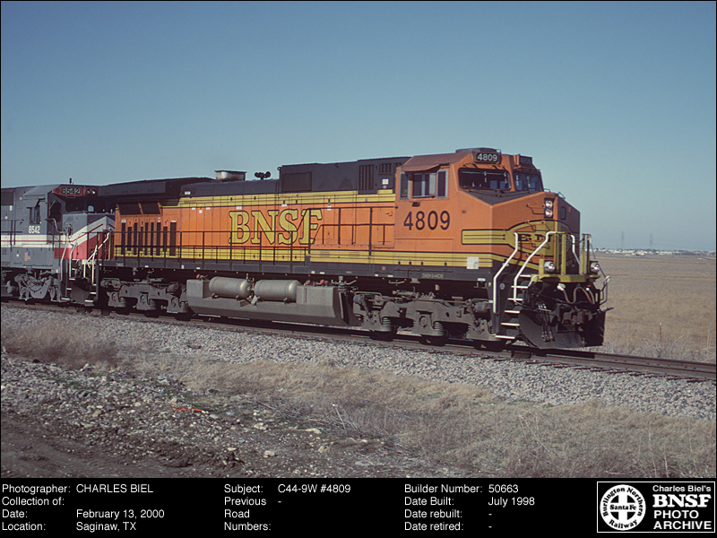 The Bnsf Photo Archive C44 9w 4809