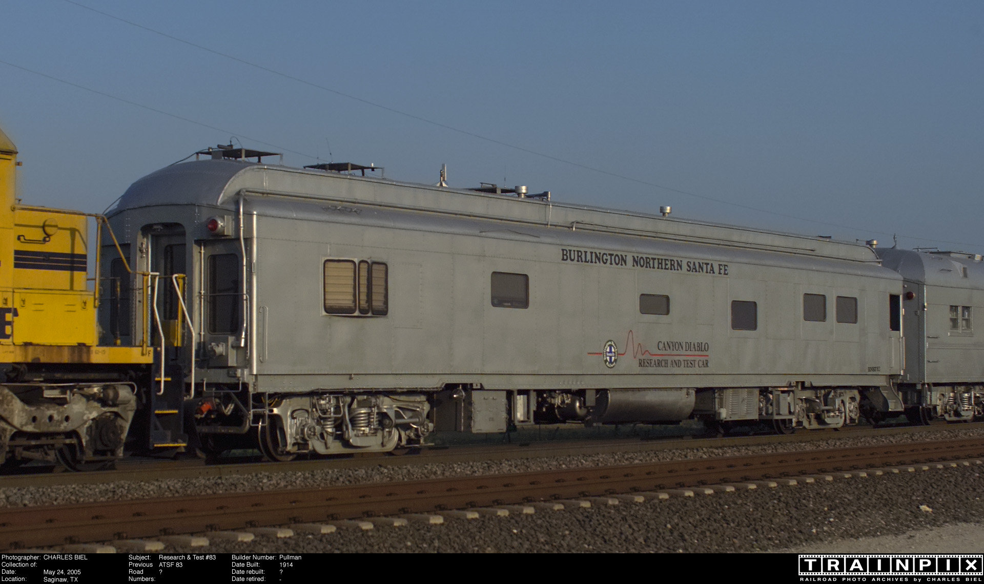 The BNSF Photo Archive Research Test Car 83